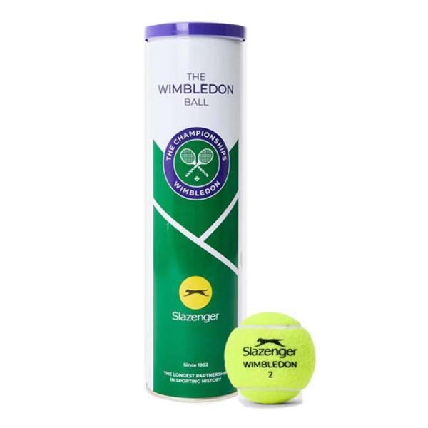 Slazenger(スラセンジャー) ウインブルドンボール 1缶4球入り 硬式テニスボール プレッシ...