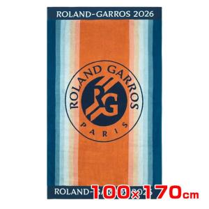 Roland Garros Official(ローランギャロス) 2026 カレ・ブラン 公式 プレイヤービーチタオル 100×170cm 全仏オープン CSVU0426-MLT マルチカラー(26y4m)