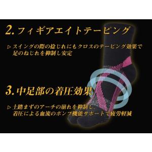 究極のゴルフソックス(ショート丈) レディース...の詳細画像2