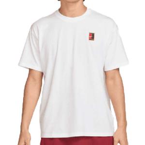 日本サイズ ナイキ(NIKE) 2025 SU メンズ コート マックス90 OC ゲームシャツ HJ3363-100 ホワイト(25y7mテニス用ゲームウェア)