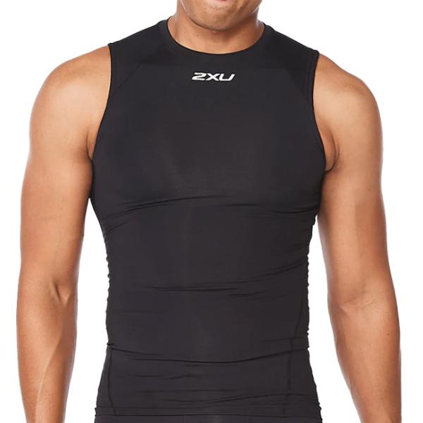 2XU(ツータイムズユー) 2022 メンズ PWX コア コンプレッション スリーブレス トップス...