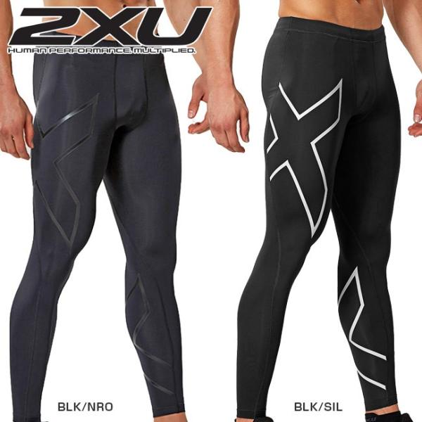 2XU(ツータイムズユー) メンズ コアコンプレッション タイツ(MA3849B)TR2 CORE ...