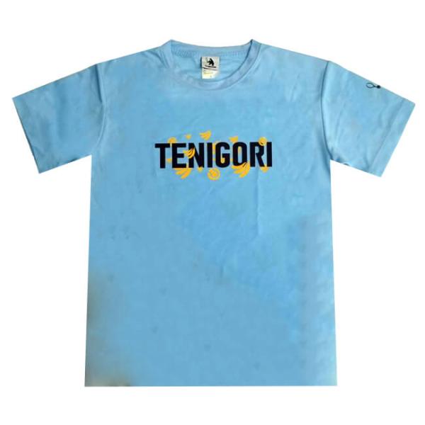 日本サイズ TENIGORI(テニゴリ) ユニセックス 袖プリント 半袖ロゴTシャツ TGMT011...
