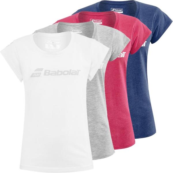ＵＳサイズ バボラ(Babolat) レディース エクササイズ ロゴTシャツ 4WP1441(20y...