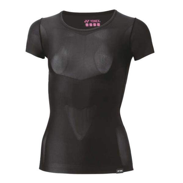 日本サイズ ヨネックス(YONEX) 2024 レディース STB アスリートモデル Uネック半袖シ...