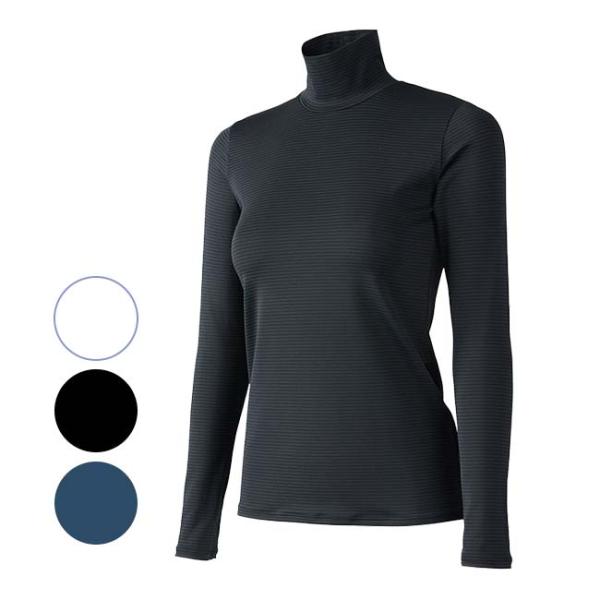 日本サイズ プリンス(Prince) レディース ハイネック長袖インナーシャツ 吸汗速乾 UPF50...