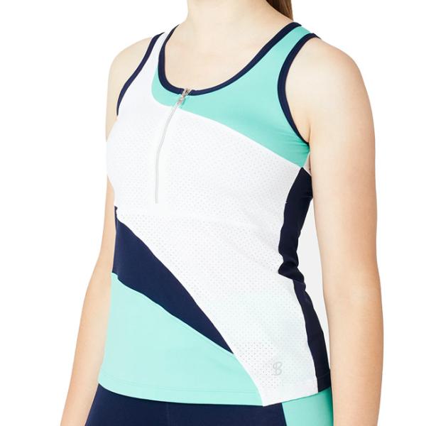 ＵＳサイズ Sofibella(ソフィベラ) レディース Top Spin レーサーバック ハーフジ...