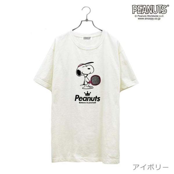 PEANUTS(ピーナッツ) SNOOPY(スヌーピー) ユニセックス ピグメント 半袖Tシャツ ス...