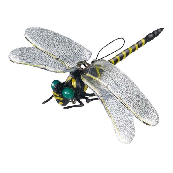 虫除け対策に Montagna(モンターナ) お出かけのお守り オニヤンマ ピン＆ストラップ 実物サ...