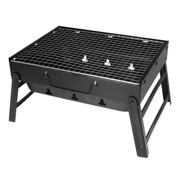 家族や友人とのBBQに  Montagna(モンターナ) 薄型収納 BBQ PORTABLE GRI...