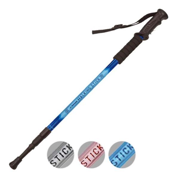 伸縮自在＆軽量設計 Montagna(モンターナ) ウォーキングステッキ 1本 ストラップ付属 HA...