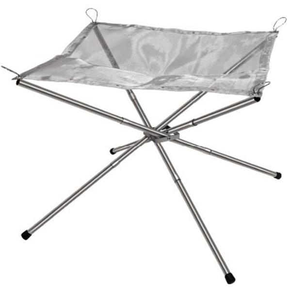 軽量なのに本格サイズ  Montagna(モンターナ) フォールディング メッシュファイアースタンド...