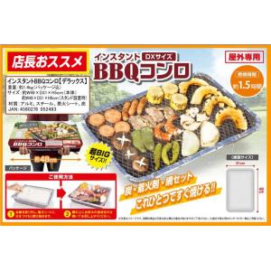 「オールインワン 超手軽にBBQ」屋外専用 インスタントBBQコンロ デラックス HAC1229(18y4m)バーベキューコンロ 使い捨て 燃焼1.5時間