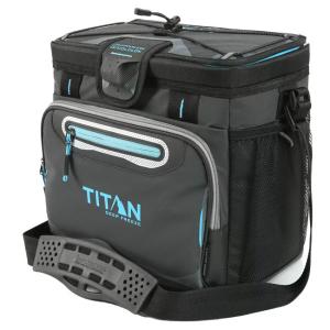 TITAN 16缶収納 ジッパーレス クーラーバッグ 1588536-ブラック