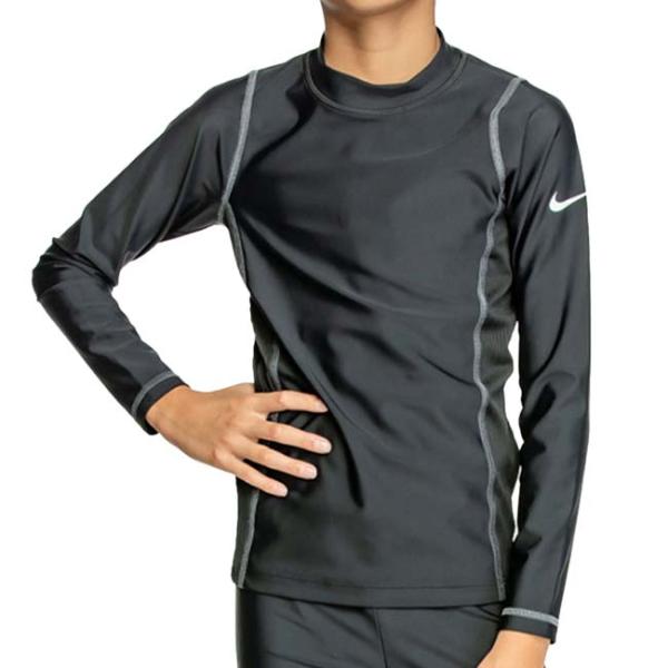 ナイキ(NIKE) 2024 SS ジュニア(ボーイズ) ロングスリーブ UV ラッシュガード スイ...