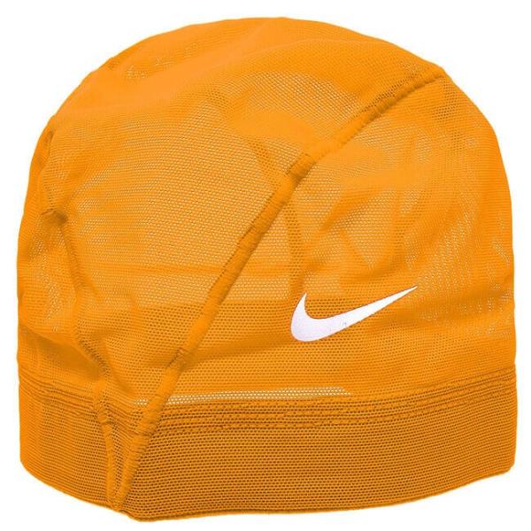 ナイキ(NIKE) ユニセックス メッシュスイムキャップ 水泳帽 907461-02 イエロー／ツア...