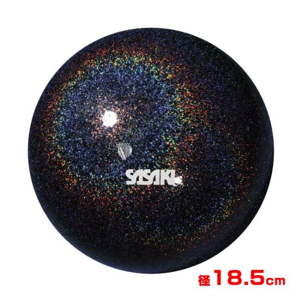 ササキ(SASAKI) ミーティアボール ラメ入り 径18.5cm 新体操ボール競技用 F.I.G....