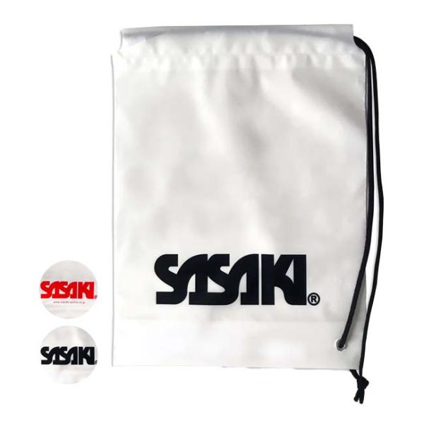 ササキ(SASAKI) ショッピング ショルダーバッグ (小) 巾着バッグ SPB-B-ホワイト(2...
