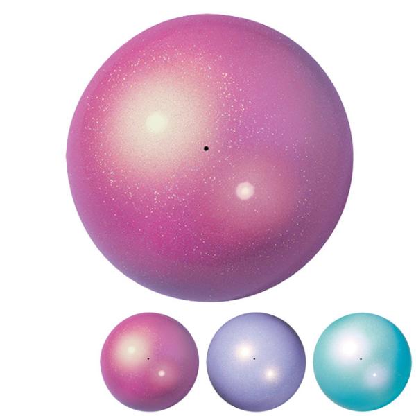 ジュニア用 ササキ(SASAKI) ミドルオーロラボール 新体操ボール競技用 ミドルサイズ 径17c...