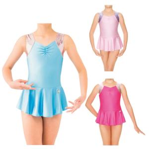 在庫処分】[ジュニア用]ササキ(SASAKI) スカート付きレオタード(ジュニア用)