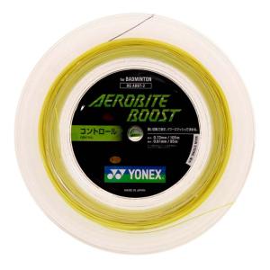 「ハイブリッド」「バドミントン」ヨネックス(YONEX) AEROBITE BOOST エアロバイトブースト 縦0.72×横0.61mm 200mロール バドミントンガット BGABBT-2(23y5m)｜amuse37