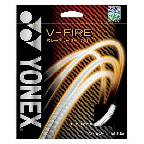 「単張パッケージ品」ヨネックス(YONEX) Vファイア V-FIRE 軟式 ソフトテニスガット S...