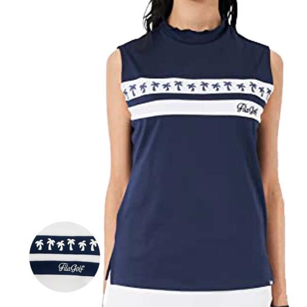 売切りセール！在庫処分特価 日本サイズ FILA(フィラ) 2023 SS レディース モックネック...