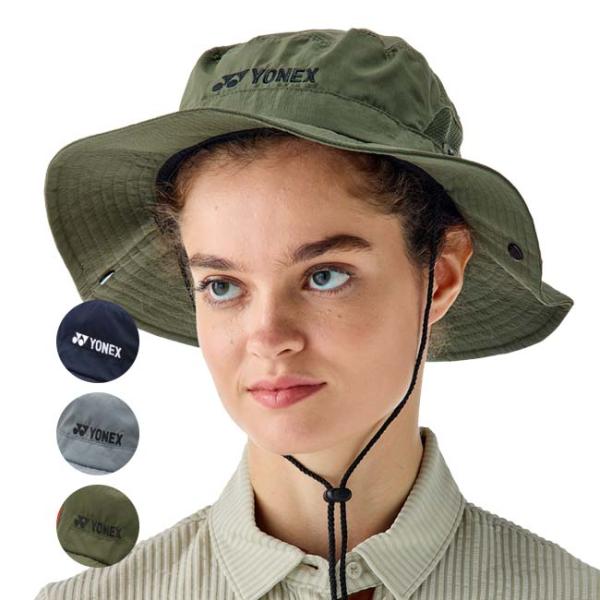 ヨネックス(YONEX) 2025 ユニセックス ロゴ刺繍入り 紐付きハット 帽子 GCT115(2...
