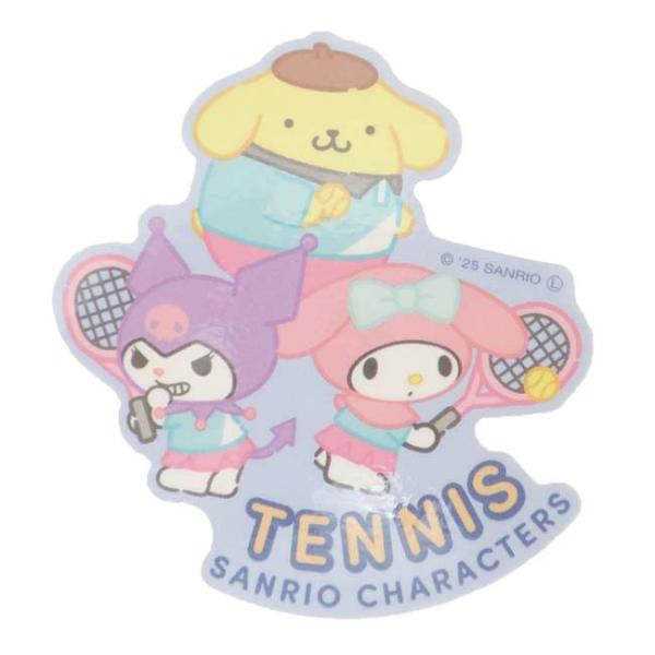 スマホケースに貼りやすい サンリオ(Sanrio) サンリオキャラクターズ ミニデコステッカー テニ...