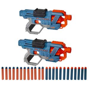 連射も単射も可能  ナーフ(Nerf) エリート2.0 コマンダーRD-6 2本セット 1539471(22y2m)コストコ