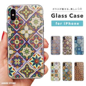 iPhone17 iPhone17e ケース ガラス スマホケース おしゃれ かわいい iPhone16e iPhone16 iPhone15 Pro iPhone14 Plus エスニック ネイティブ ネイティブ柄