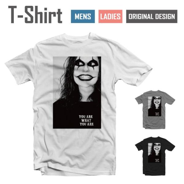 Tシャツ メンズ レディース 半袖 YOU ARE WHAT YOU ARE Monoブラック ホワ...