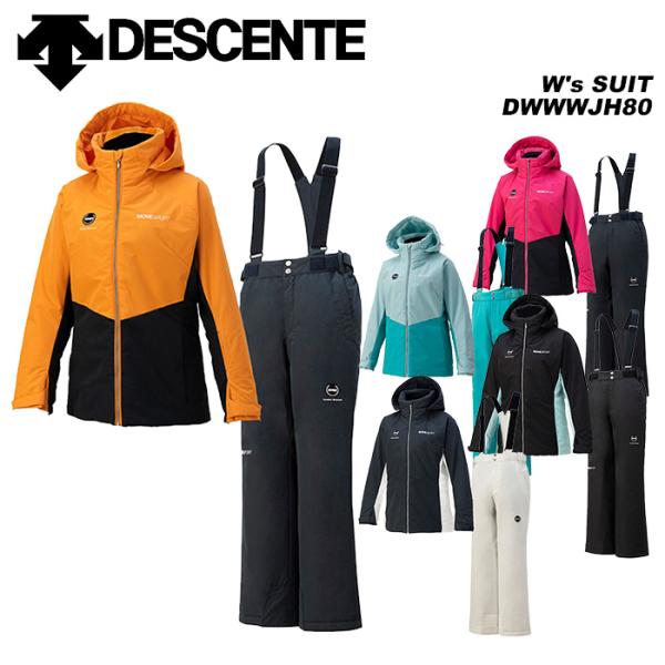 DESCENTE DWWWJH80 W's SUIT 23-24モデル デサント スキーウェア レデ...