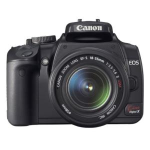 Canon デジタル一眼レフカメラ EOS Kiss デジタル X レンズキット ブラック KISSDXB-LKIT｜amuza-butiko