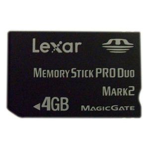 LEXAR MEDIA Lexar メモリースティック PRO Duo 4GB MARK2 PlatinumII｜amuza-butiko