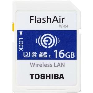 Toshiba（東芝） FlashAir W-04 16 ギガバイト SDHCクラス10 メモリーカード｜amuza-butiko