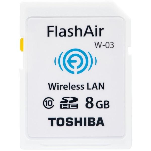 TOSHIBA 無線LAN搭載 FlashAir SDHCカード 8GB Class10 日本製 (...