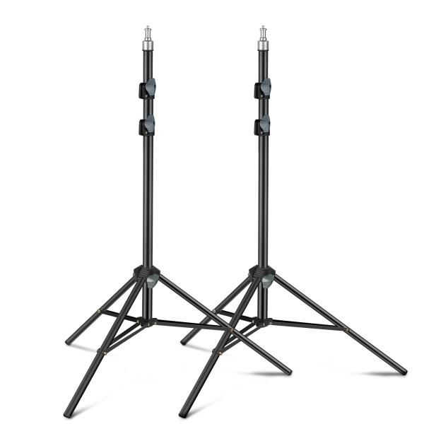 Hemmotop 撮影用 ライトスタンド 2本キット 2m ストロボスタンド 写真スタジオ用 viv...