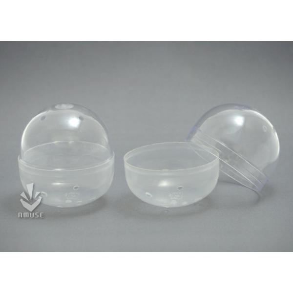 ガチャガチャ用 空カプセル 65mm 透明＋乳白色 約500個入り 業務用 景品カプセル ガチャポン...