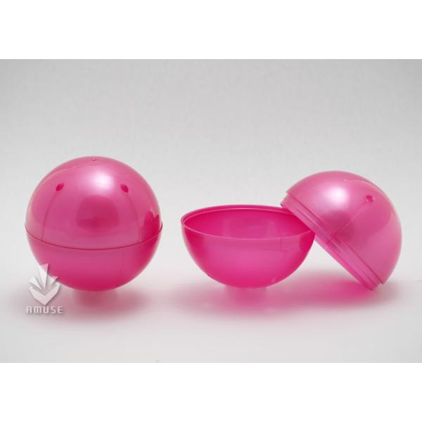 空カプセル 75mm パールピンク 約500個入り / ガチャガチャ 業務用 景品カプセル