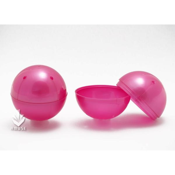 空カプセル 75mm パールピンク 50個入り  ガチャガチャ用 ディスプレイ　 景品カプセル ガチ...