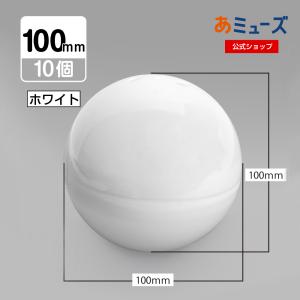 100mm空カプセル 10個入り 白ホワイト 空...の商品画像