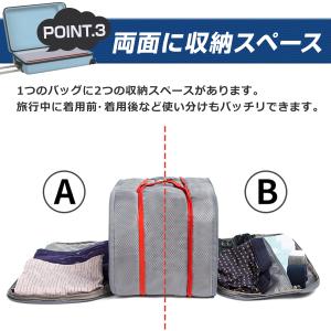 トラベルポーチ 圧縮バッグ 旅行 トラベル 圧...の詳細画像4