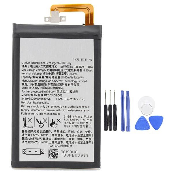 純正同等品 BAT-63108-003 対応 Blackberry Keyone DK70 DTEK...