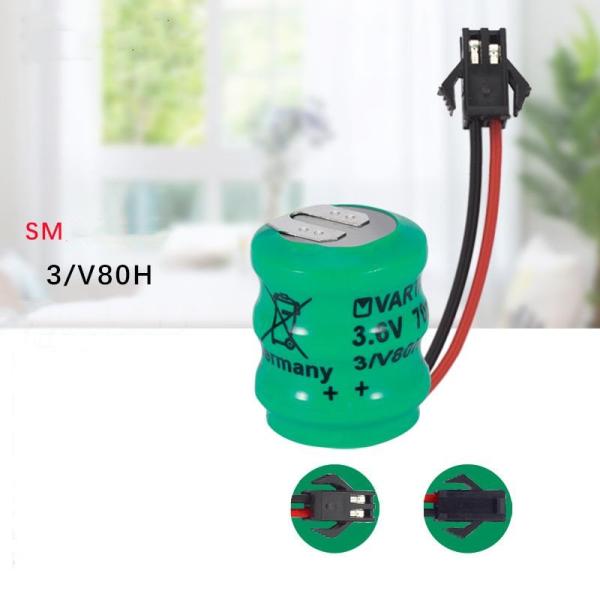 純正 新品 VARTA 3/V80H 3.6V ニッケル水素電池 SMコネクタ付  交換用 充電式バ...