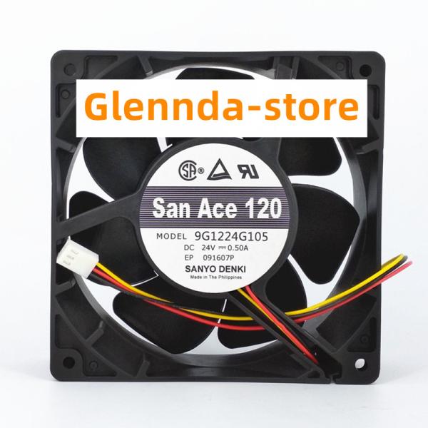 SANYO 9G1224G105修理交換用冷却ファン ケースファン    120x120X38MM ...