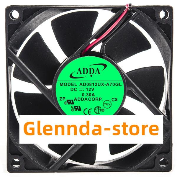 ADDA  AD0812UX-A70GL 修理交換用冷却ファン ケースファン   80x80X25M...