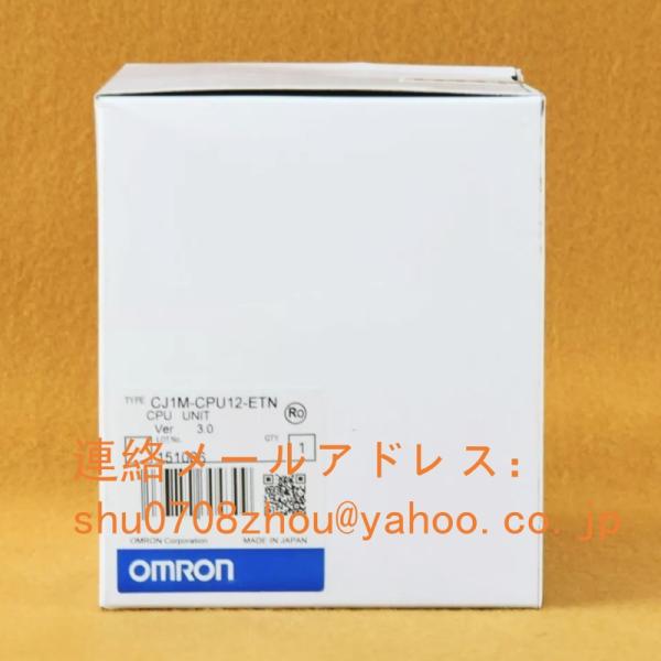 新品 オムロン OMRON CJ1M-CPU12-ETN CPU モジュール PLC 制御ロジック