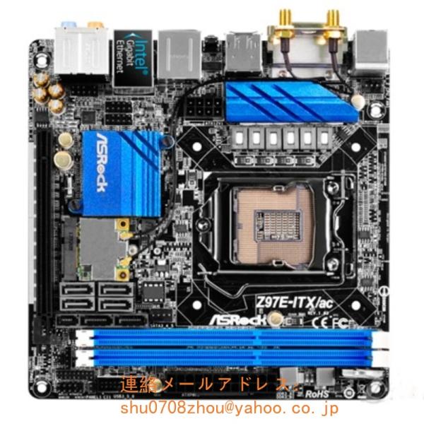 ASRock Z97E-ITX/ac マザーボード Intel Z97 LGA 1150 Mini-...