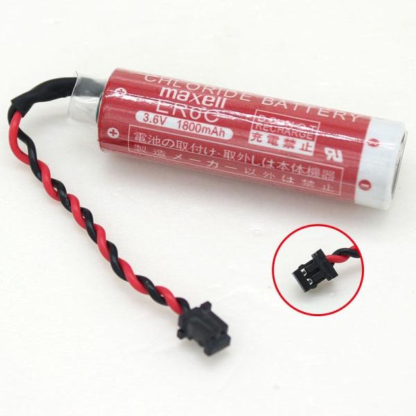 新品 Maxell ER6C 3.6V F2-40BL互換 三菱FXシリーズ PLC用バックアップ電...